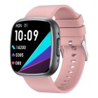 wonlex MF17-P bluetooth EKG és vércukormérő okosóra, rózsaszín balról