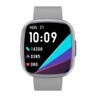 wonlex MF17-S bluetooth EKG és vércukormérő okosóra, szürke szemből