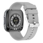 wonlex MF17-S bluetooth EKG és vércukormérő okosóra, szürke hátulról