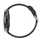 wonlex MF19-F bluetooth EKG és vércukormérő okosóra, fekete oldalról