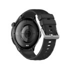 wonlex MF19-F bluetooth EKG és vércukormérő okosóra, fekete hátulról