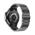 wonlex MF20-F bluetooth EKG és vércukormérő okosóra, fekete hátulról