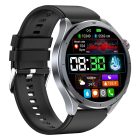 wonlex MF22-F bluetooth EKG és vércukormérő okosóra, fekete jobbról