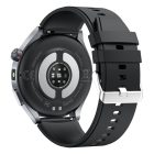 wonlex MF22-F bluetooth EKG és vércukormérő okosóra, fekete hátulról