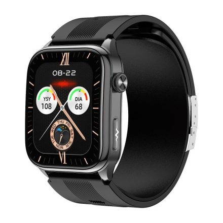 wonlex MF30-F bluetooth EKG és vércukor mérő okosóra felfújódó csuklóérzékelővel balról
