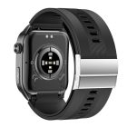 wonlex MF30-F bluetooth EKG és vércukor mérő okosóra felfújódó csuklóérzékelővel hátulról