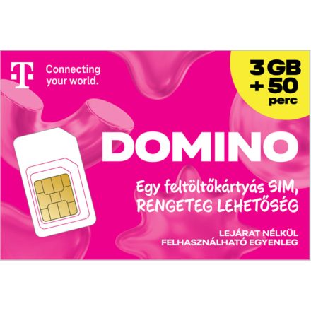 Domino Fix sim kártya 3GB / 20perc
