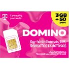 DOMINO FIX feltöltő SIM kártya, 3GB / 20perc